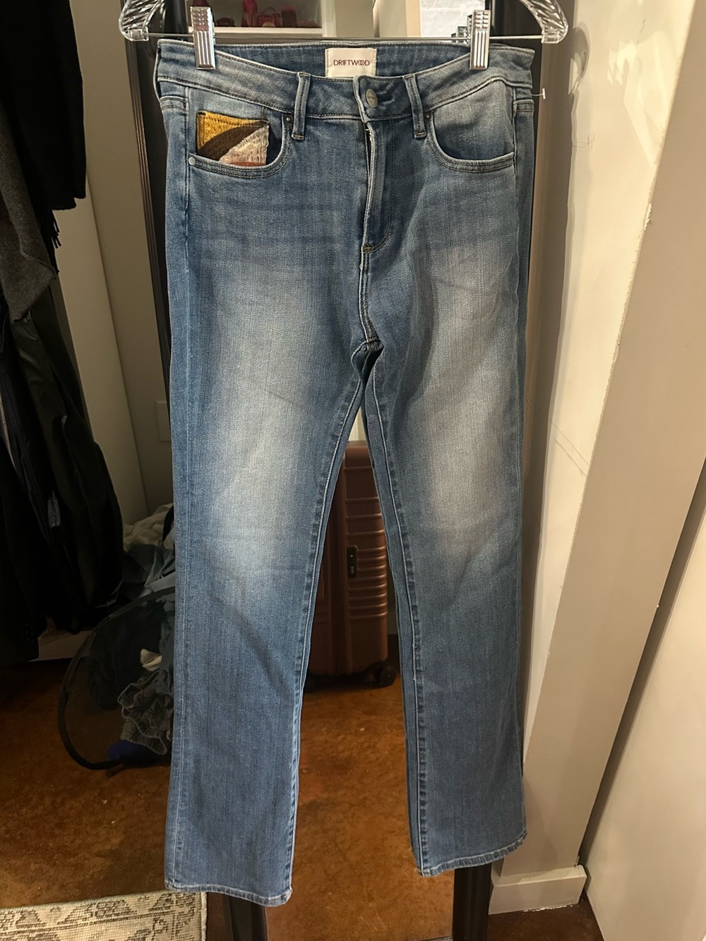 NWT Driftwood Embroidered Denim Kelly Bootcut Jean - Arizona Sunrise - 26 - Picture 6 of 11